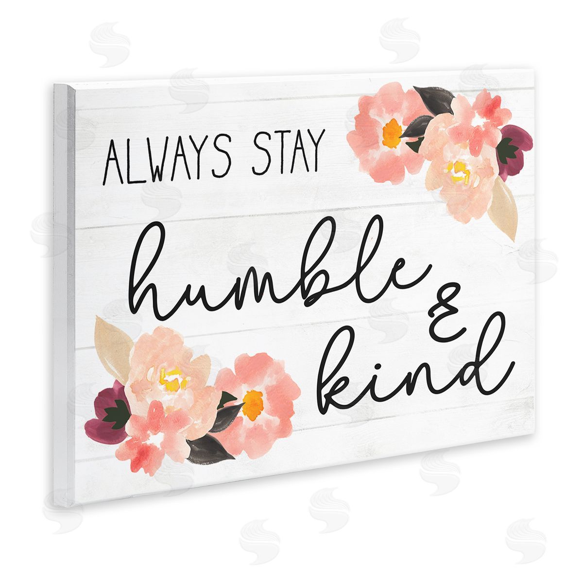 Always Stay Humble and Kind Wood Plaque Wall Art, Home Decor by Stupell Studio