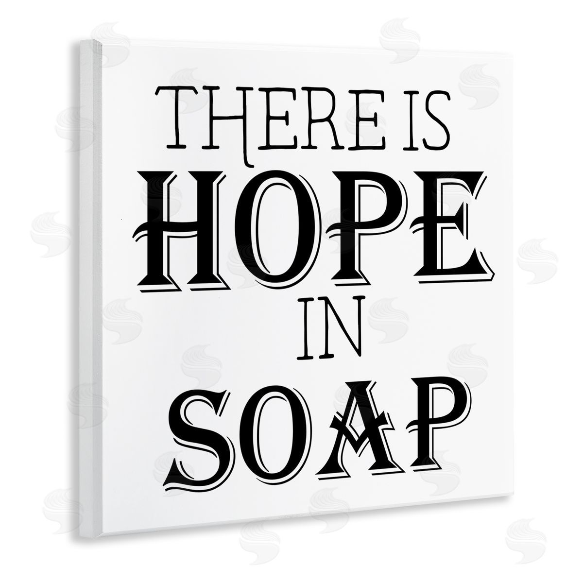 There's Hope in Soap Funny Wood Plaque Wall Art, Home Decor by Gail Green