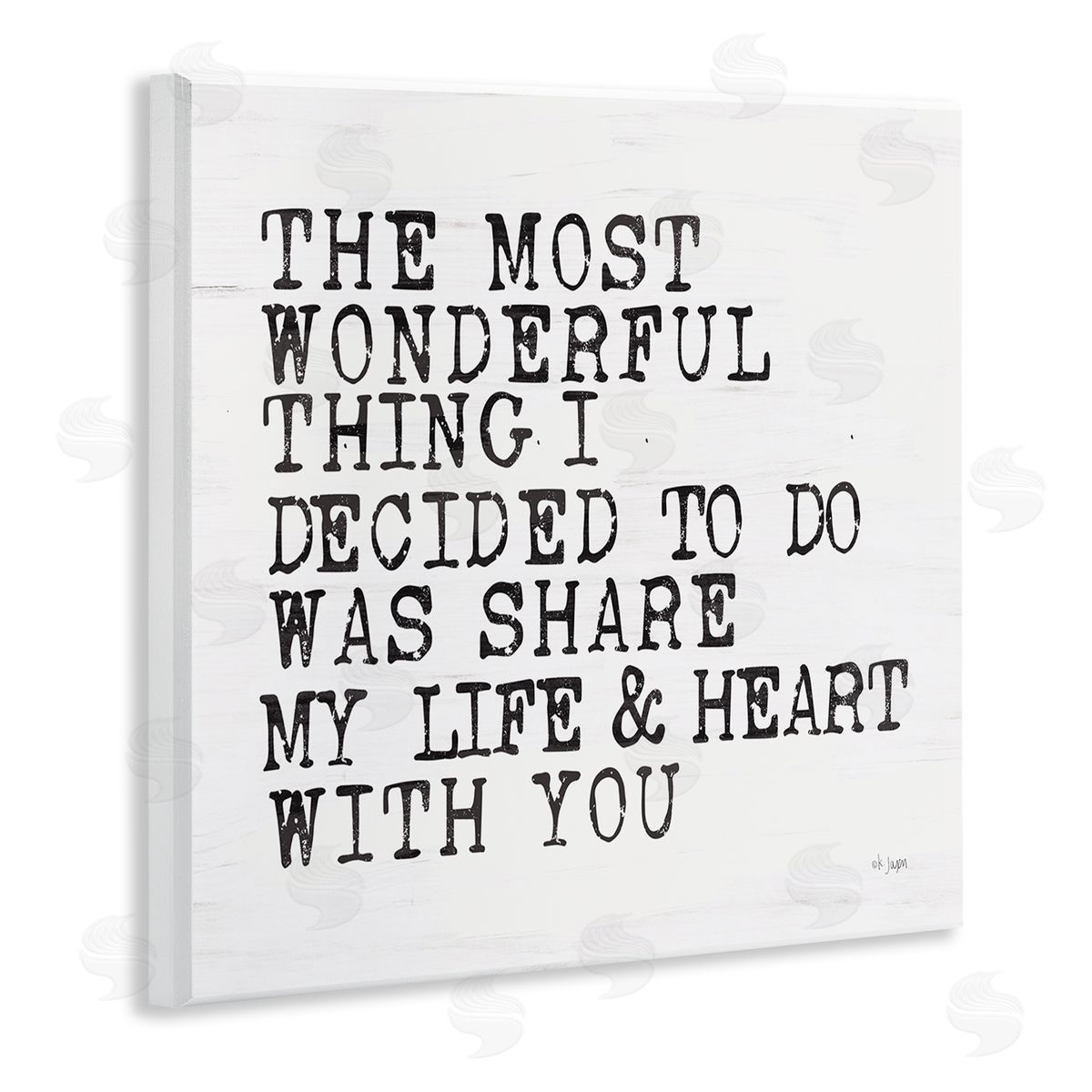 Share My Heart Inspirational Wood Plaque Wall Art, Home Decor by JAXN BLVD