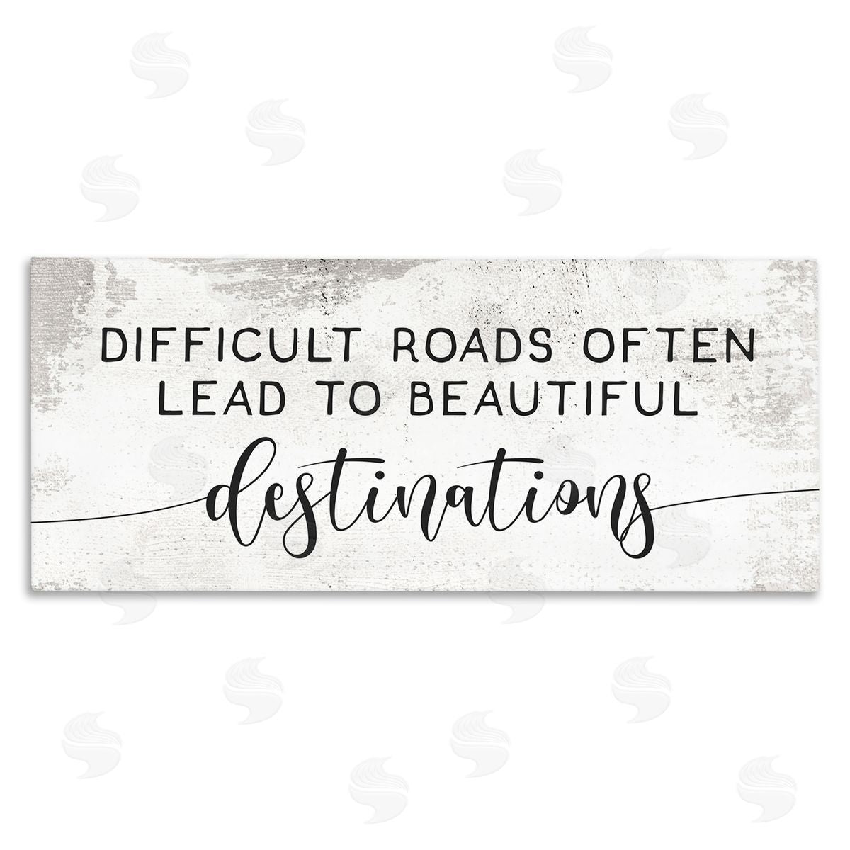 Difficult Roads to Beautiful Destinations Canvas Wall Art, Home Decor by Stupell Studio