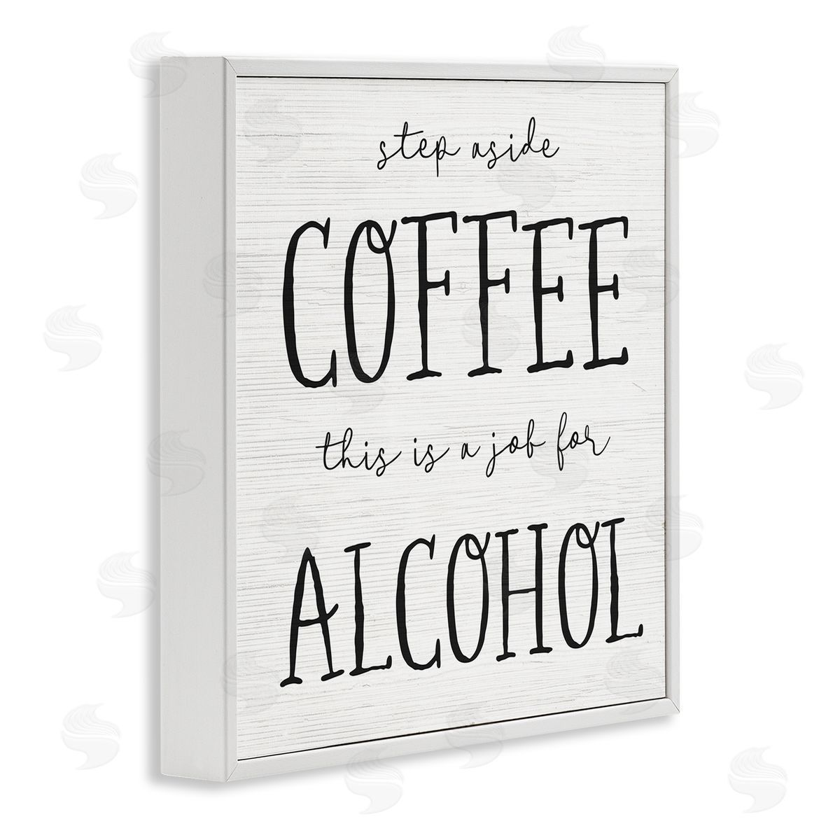 This a Job for Alcohol White Frame Print Wall Art, Home Decor by Stupell Studio