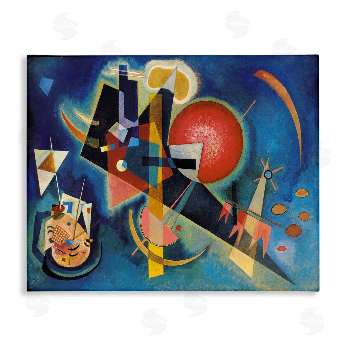 Im Blau Classical Abstract Painting Canvas Wall Art, Home Decor by Wassily Kandinsky