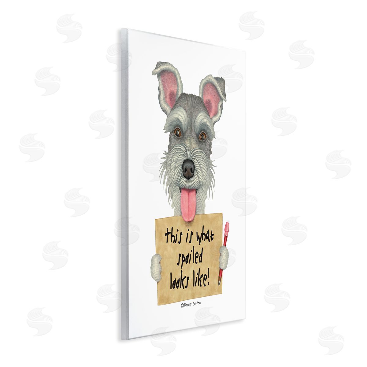 What Spoiled Looks Like Dog Wood Plaque Wall Art, Home Decor by Danny Gordan