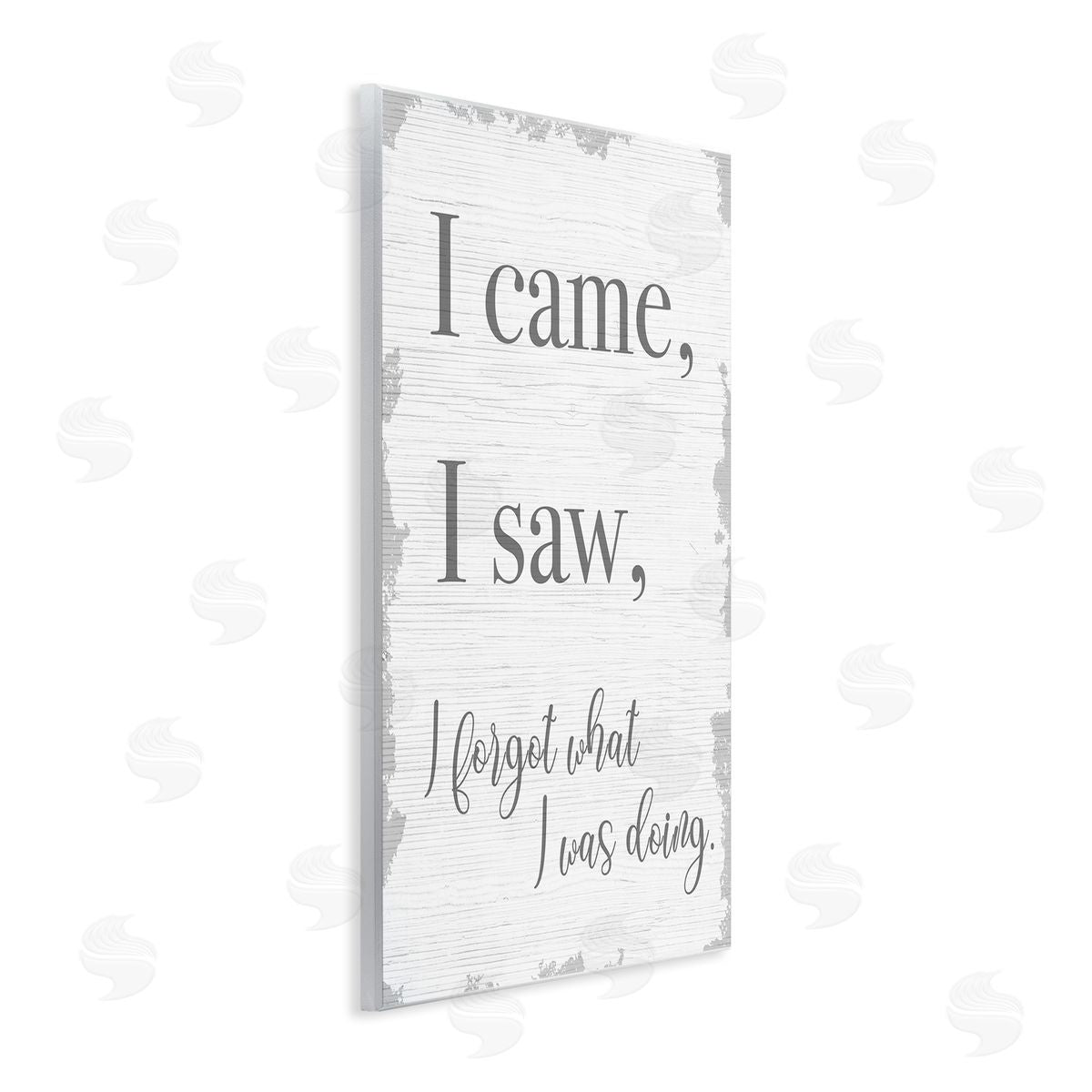 I Came, I Saw, I Forgot Wood Plaque Wall Art, Home Decor by Stupell Studio
