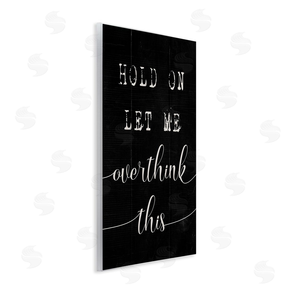 Hold On Let Me Overthink This Wood Plaque Wall Art, Home Decor by Stupell Studio