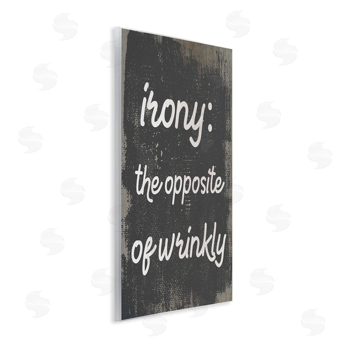 Irony Definition Funny Laundry Wood Plaque Wall Art, Home Decor by Stupell Studio