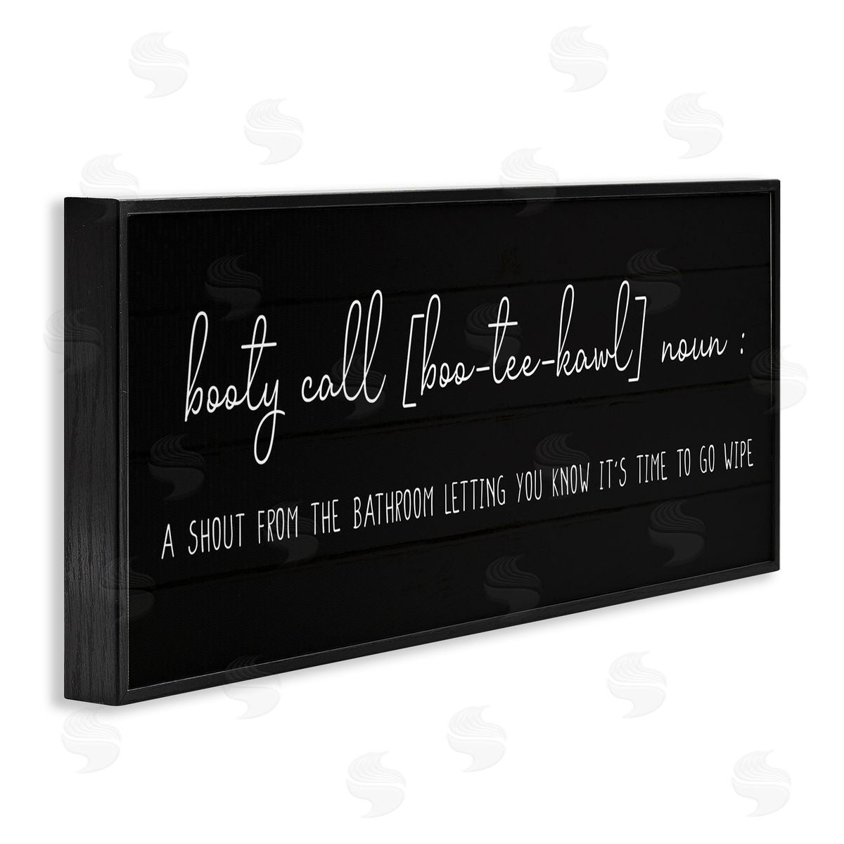 Booty Call Parent's Definition Black Frame Print Wall Art, Home Decor by Stupell Studio