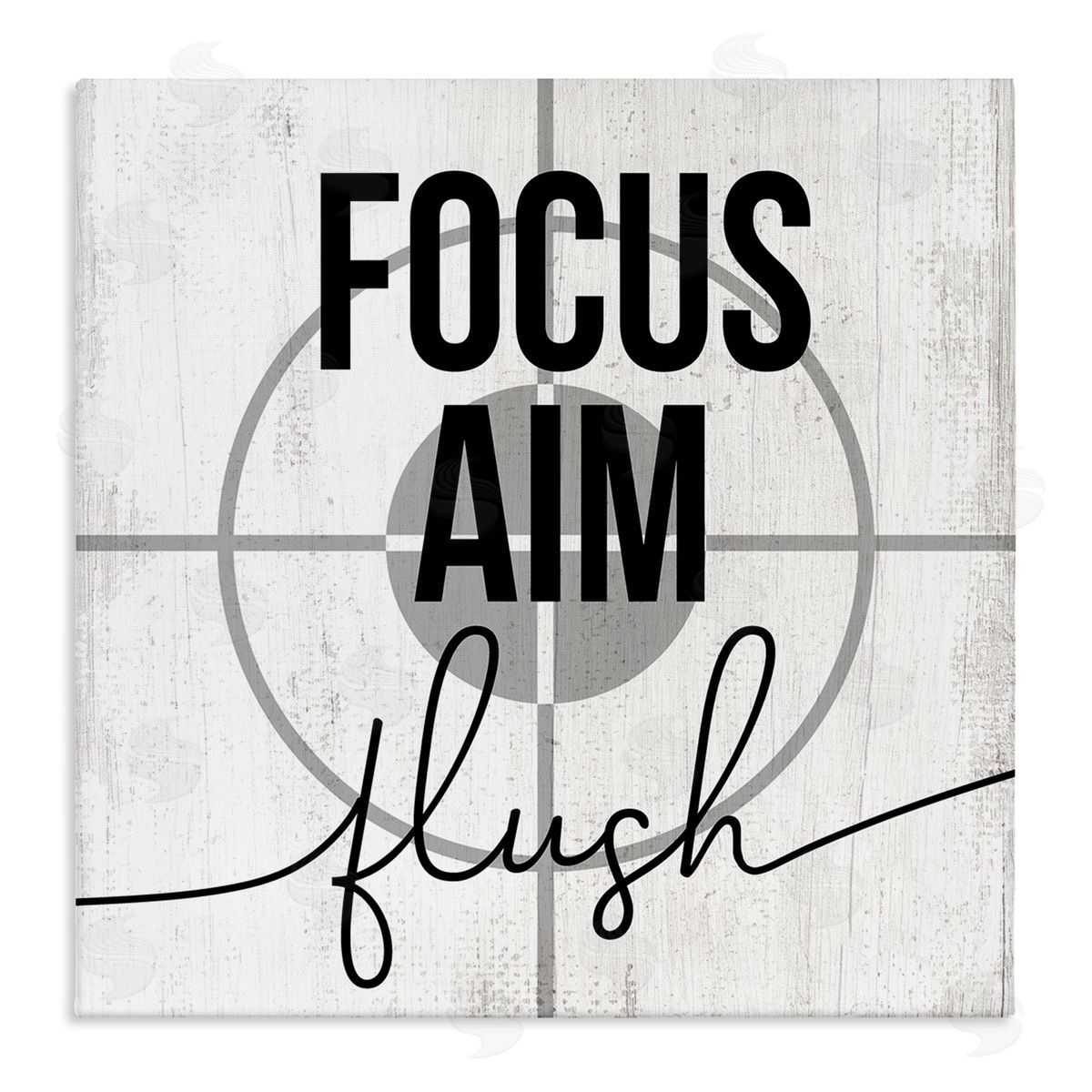 Focus Aim Flush Target Canvas Wall Art, Home Decor by Stupell Studio