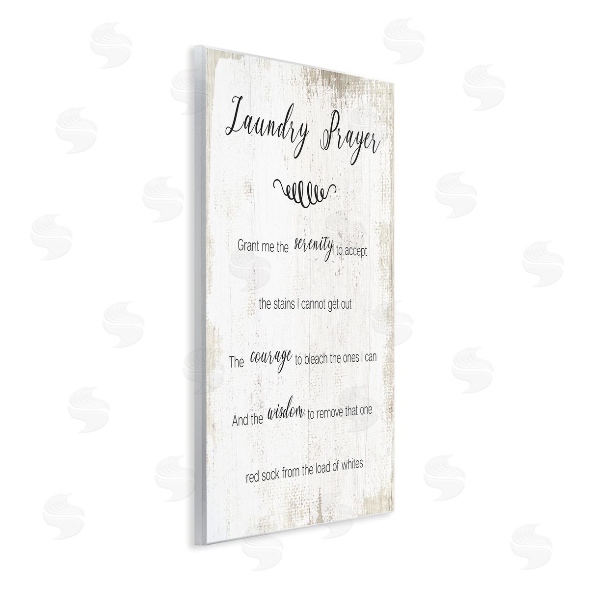 Laundry Prayer for Serenity Wood Plaque Wall Art, Home Decor by Stupell Studio