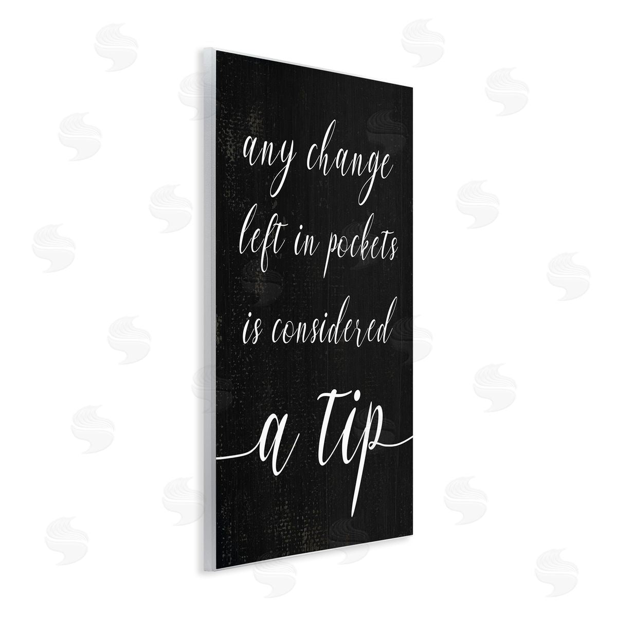 Loose Change Laundry Tip Wood Plaque Wall Art, Home Decor by Stupell Studio