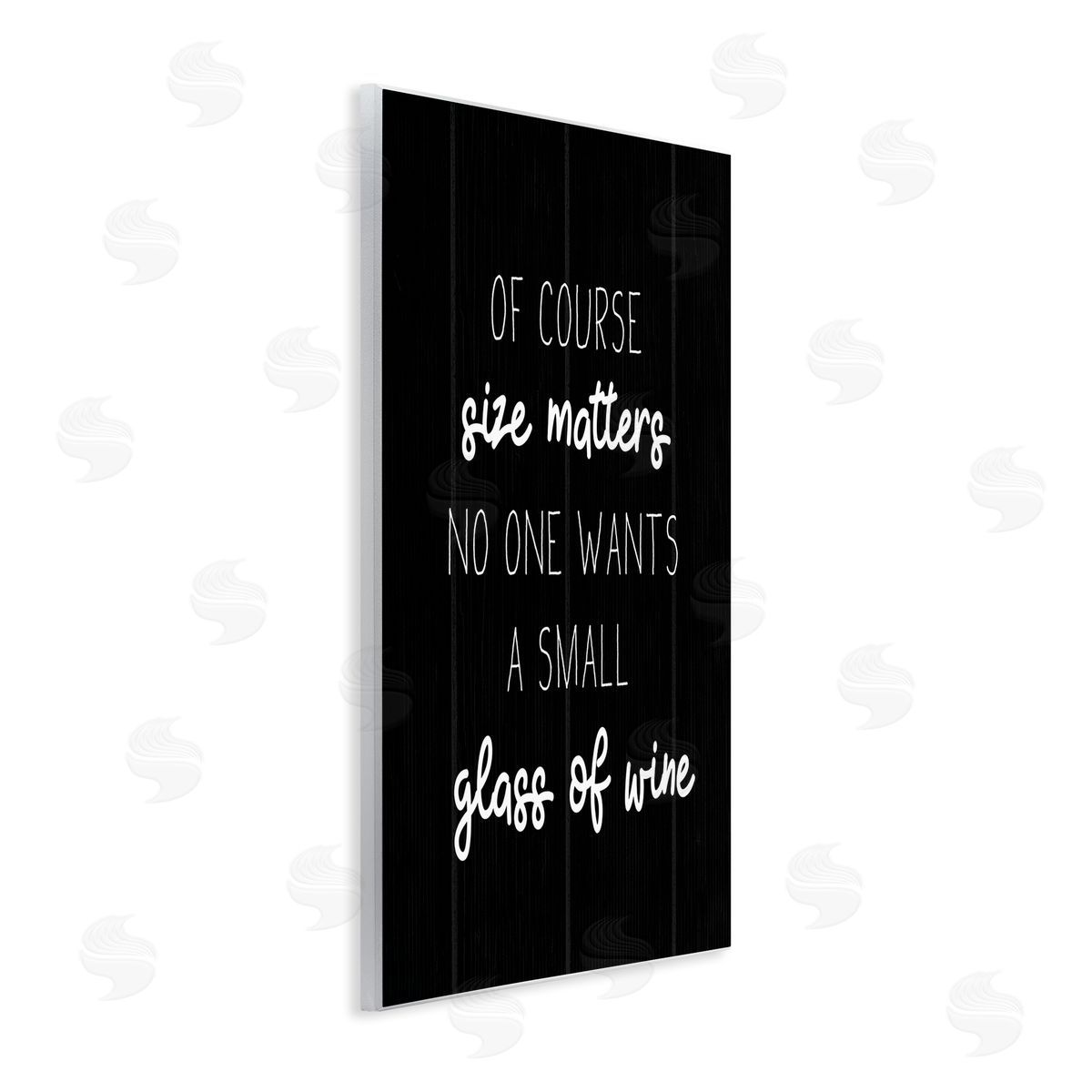 No One Wants A Small Glass Wood Plaque Wall Art, Home Decor by Stupell Studio