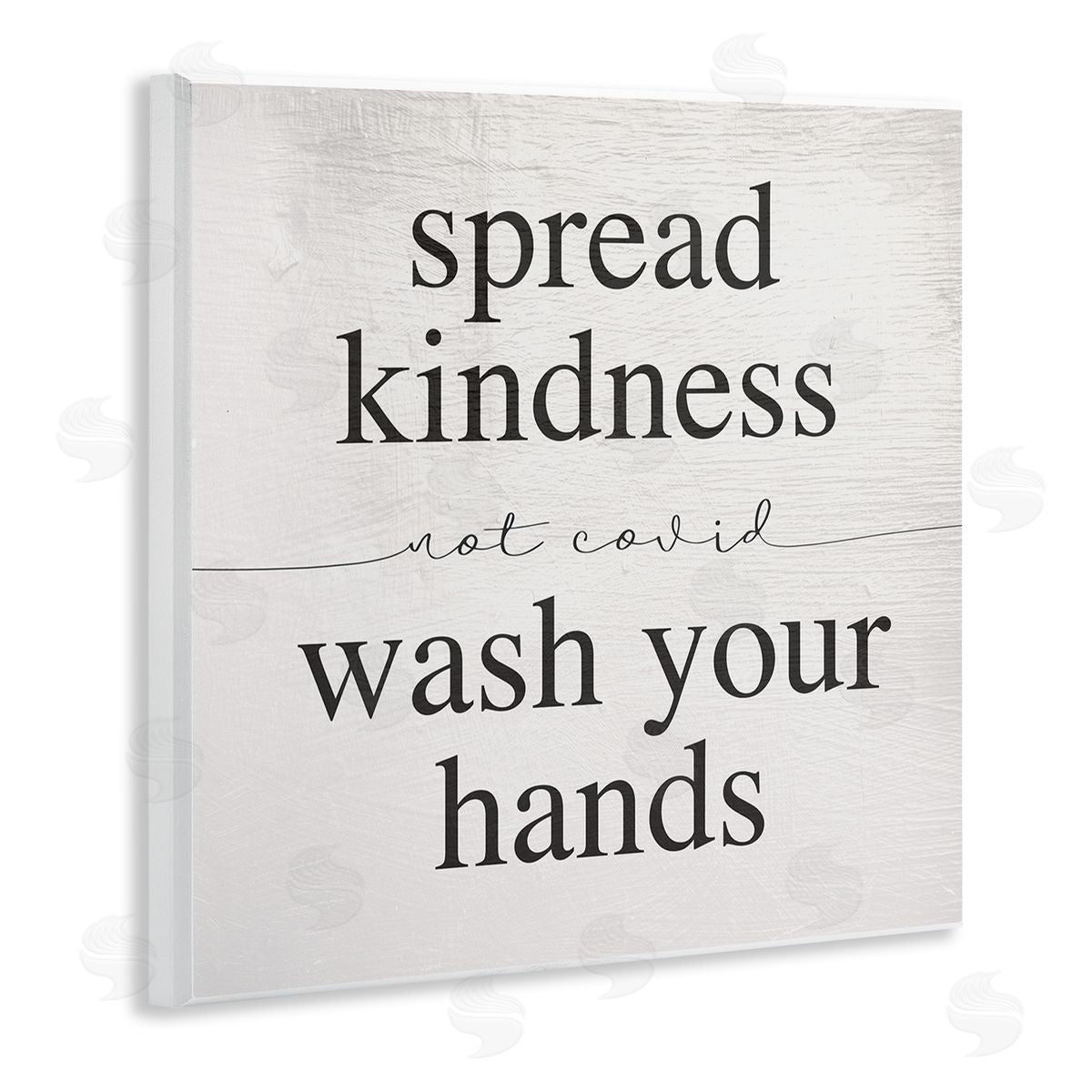 Spread Kindness Not Covid Wood Plaque Wall Art, Home Decor by Stupell Studio