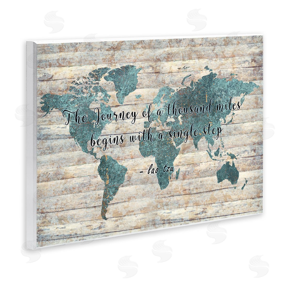 Journey of a Thousand Miles Wood Plaque Wall Art, Home Decor by Ziwei Li