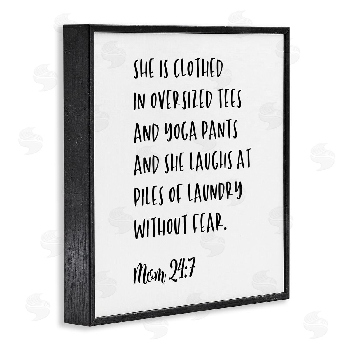 The Psalm of Mom Black Frame Print Wall Art, Home Decor by Anna Quach
