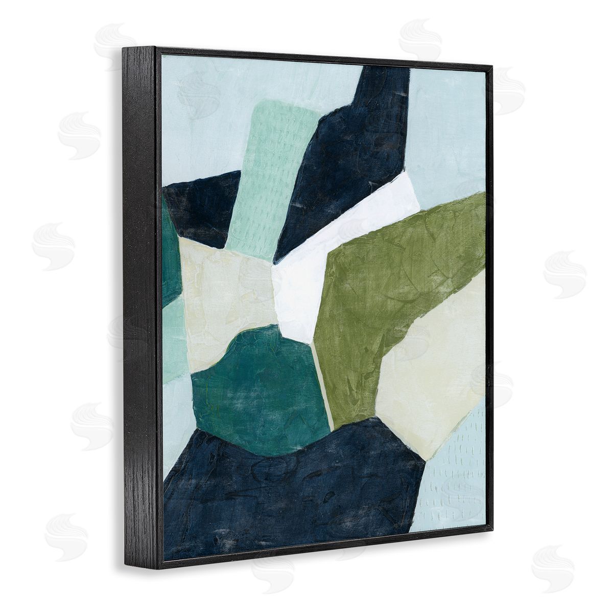 Dirty Martini Abstract Design Black Frame Print Wall Art, Home Decor by Grace Popp