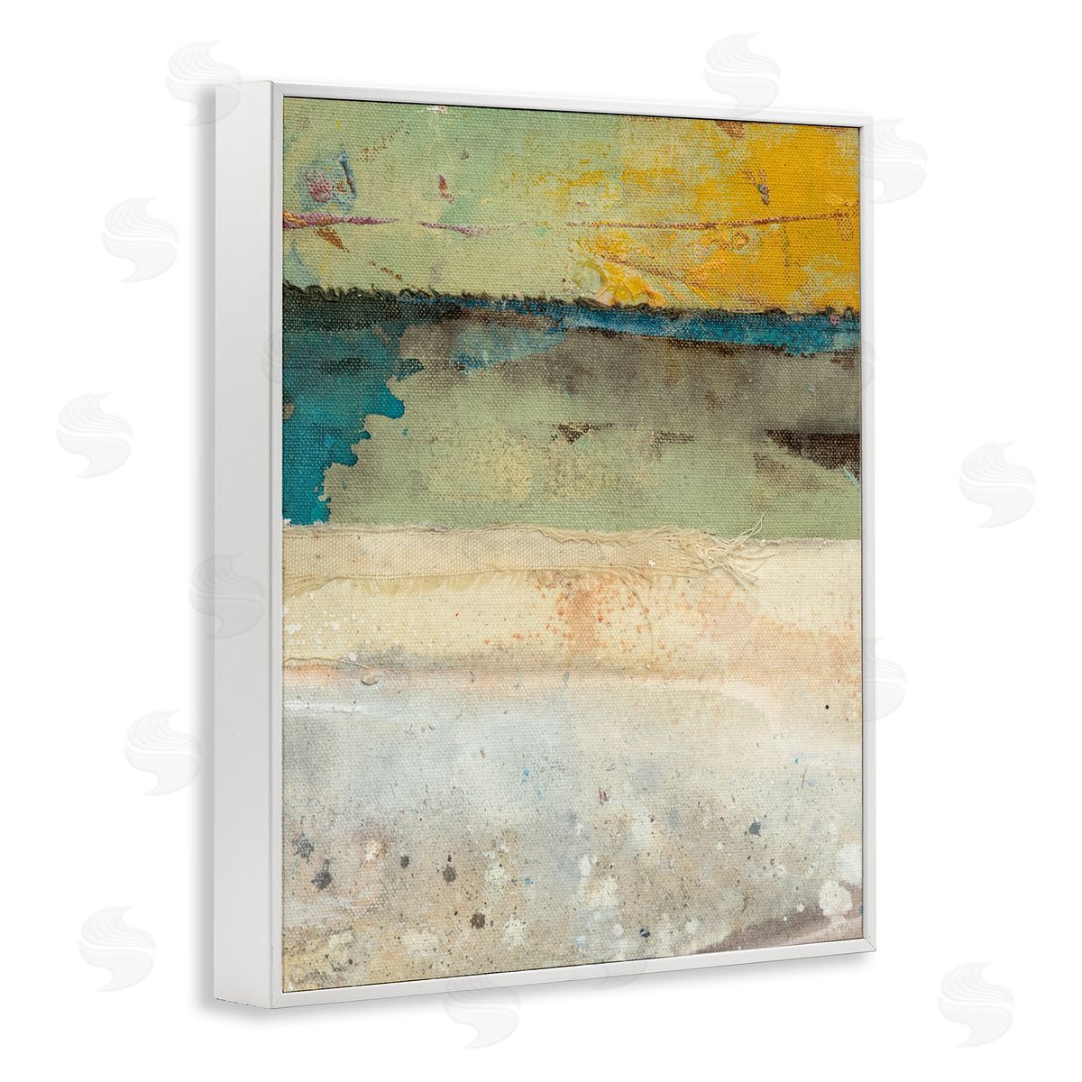 Broken to Beautiful Painting White Frame Print Wall Art, Home Decor by Erin Ashley