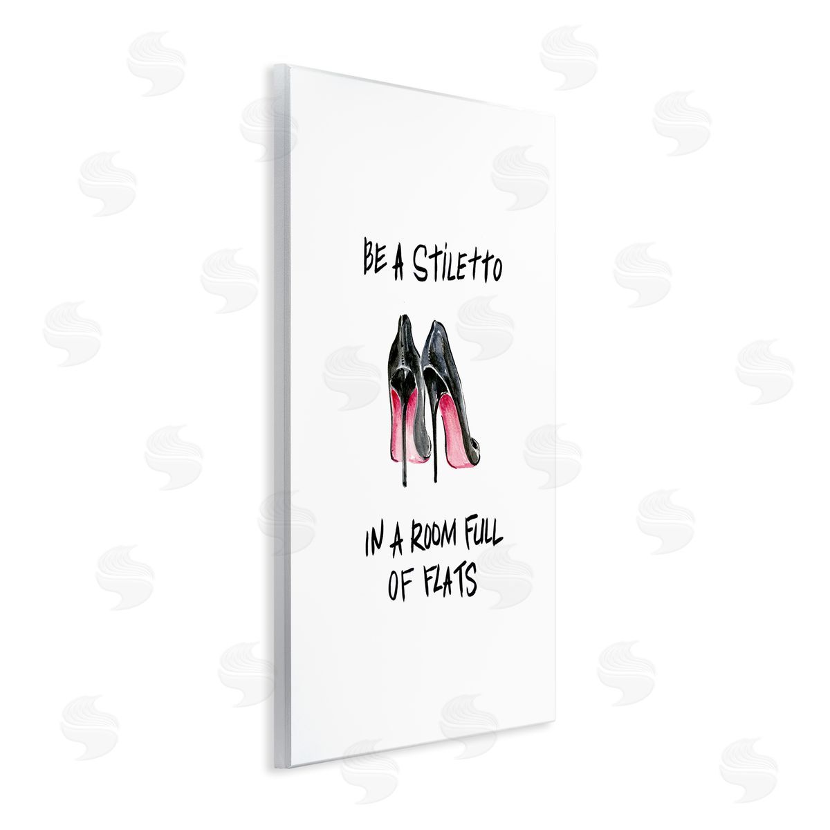 Regina Moore Be a Stiletto Fashion Quote Wall Plaque Art