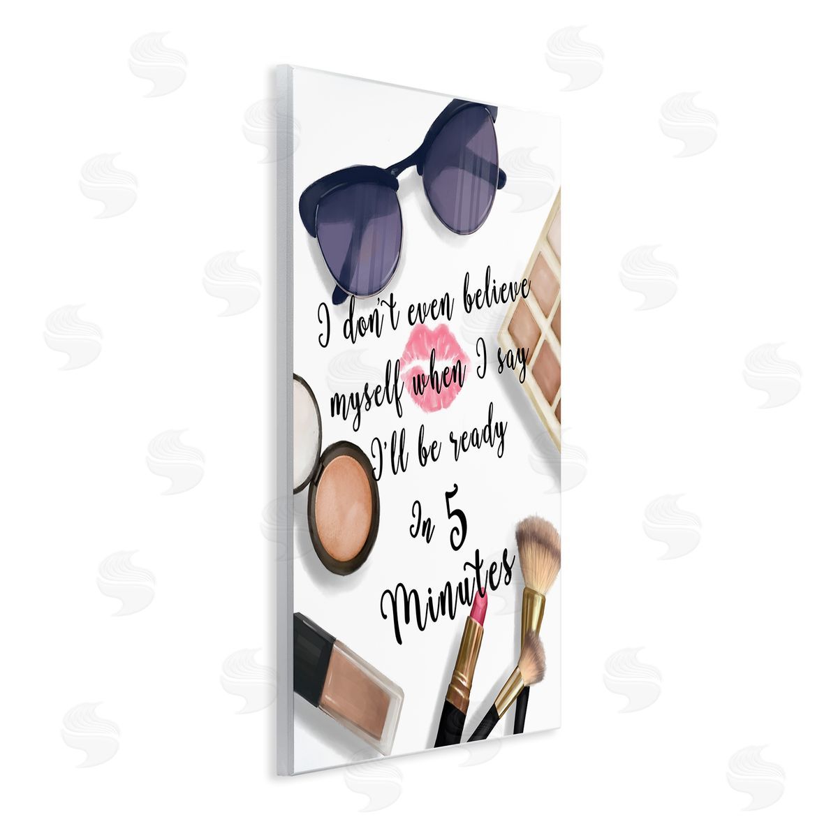 Ziwei Li Fashion Ready in Five Glam Humor Wall Plaque Art