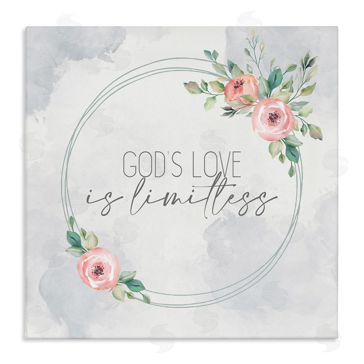 Kim Allen God's Love Is Limitless Faith Based Canvas Wall Art