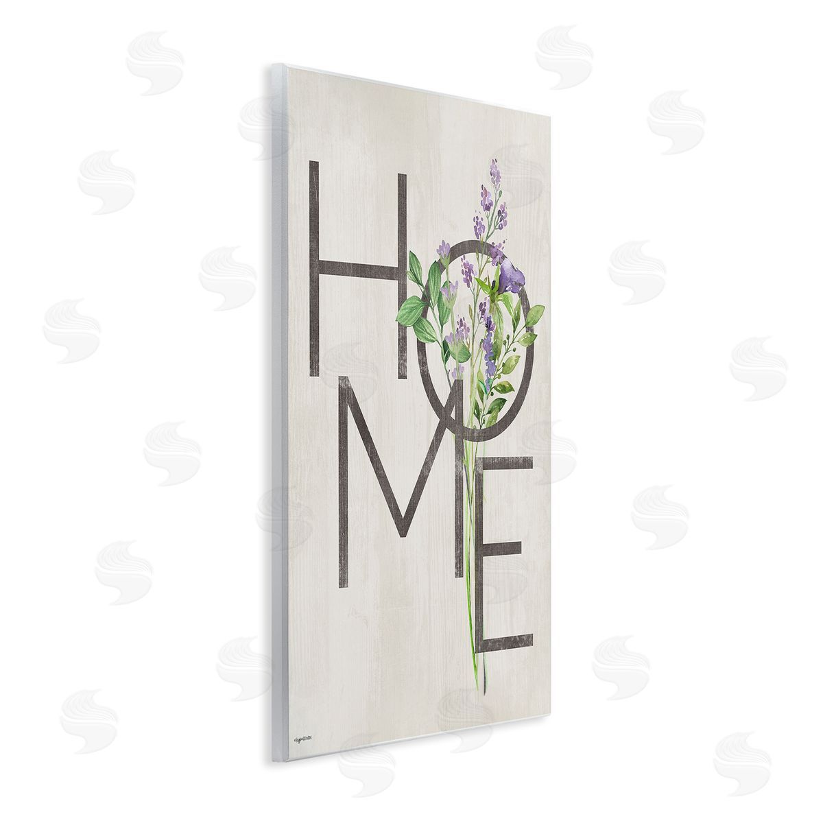 Lady Louise Designs Rustic Home Purple Lavender  Wall Plaque Art