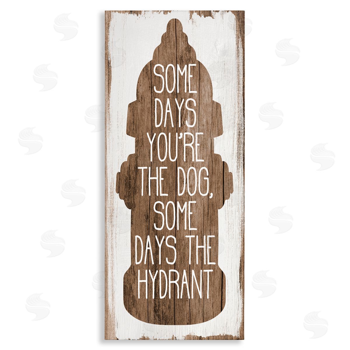 Dog or Hydrant Funny Pet Metaphor Canvas Wall Art, Home Decor by Stupell Studio