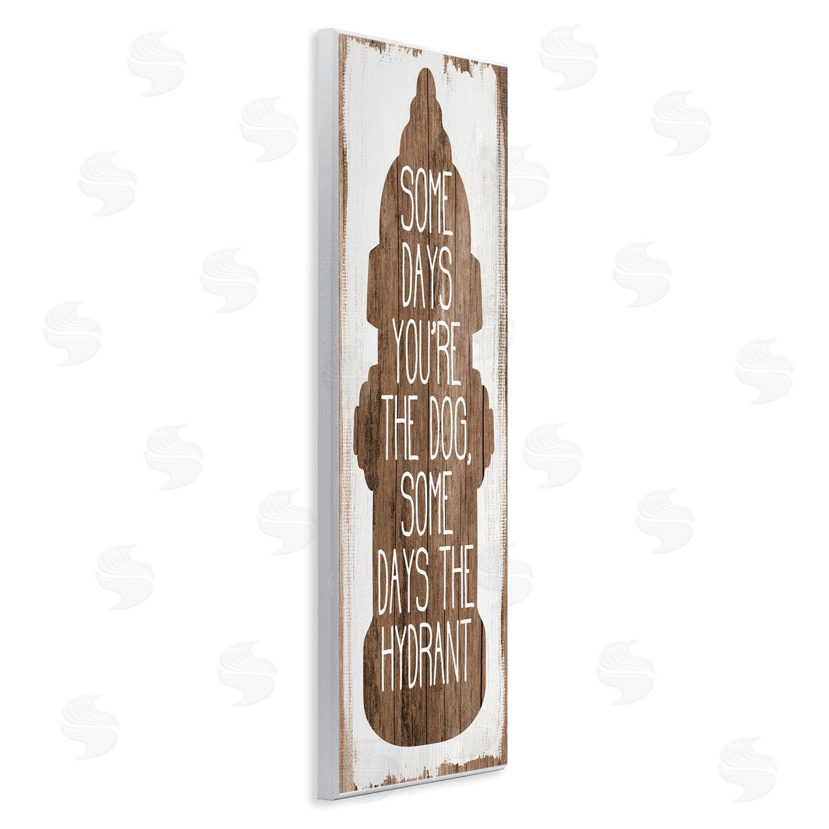 Dog or Hydrant Funny Pet Metaphor Wood Plaque Wall Art, Home Decor by Stupell Studio