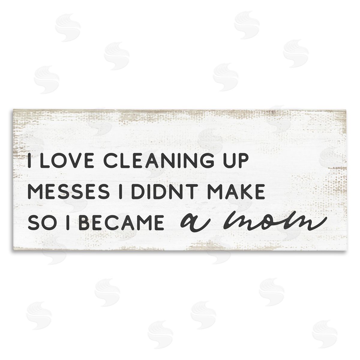 Stupell Studio Funny Became A Mom Design Canvas Wall Art