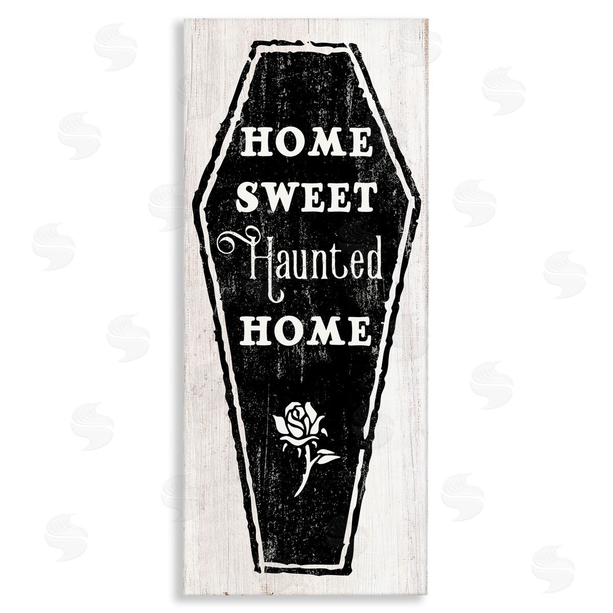 Stupell Studio Home Sweet Haunted Home Casket Canvas Wall Art