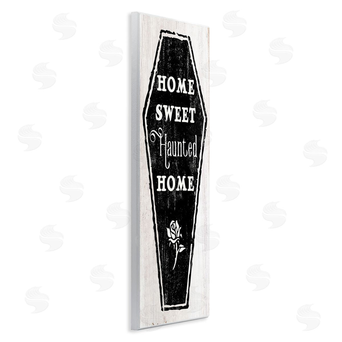 Stupell Studio Home Sweet Haunted Home Casket Wall Plaque Art