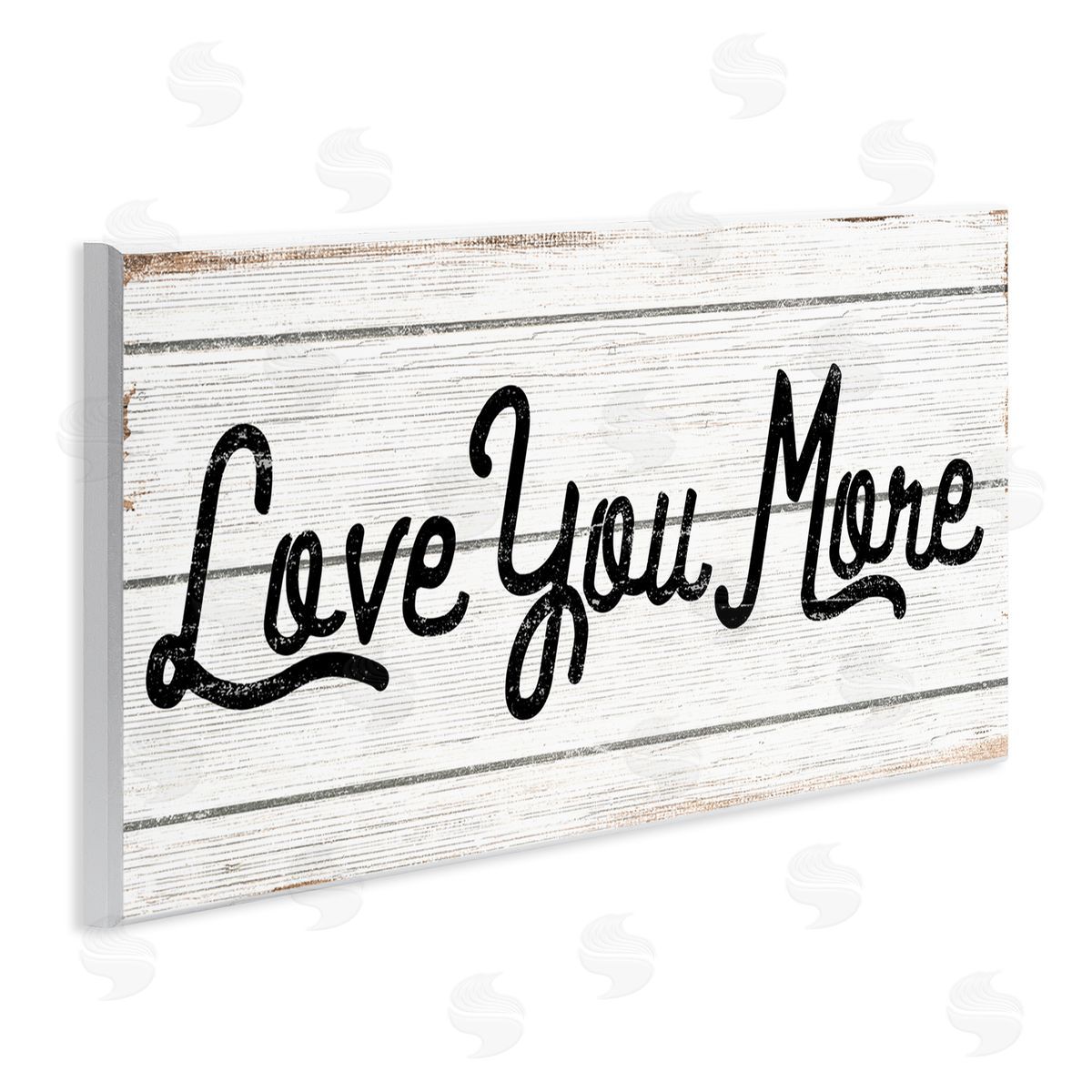 Stupell Studio Love You More Country Design Wall Plaque Art