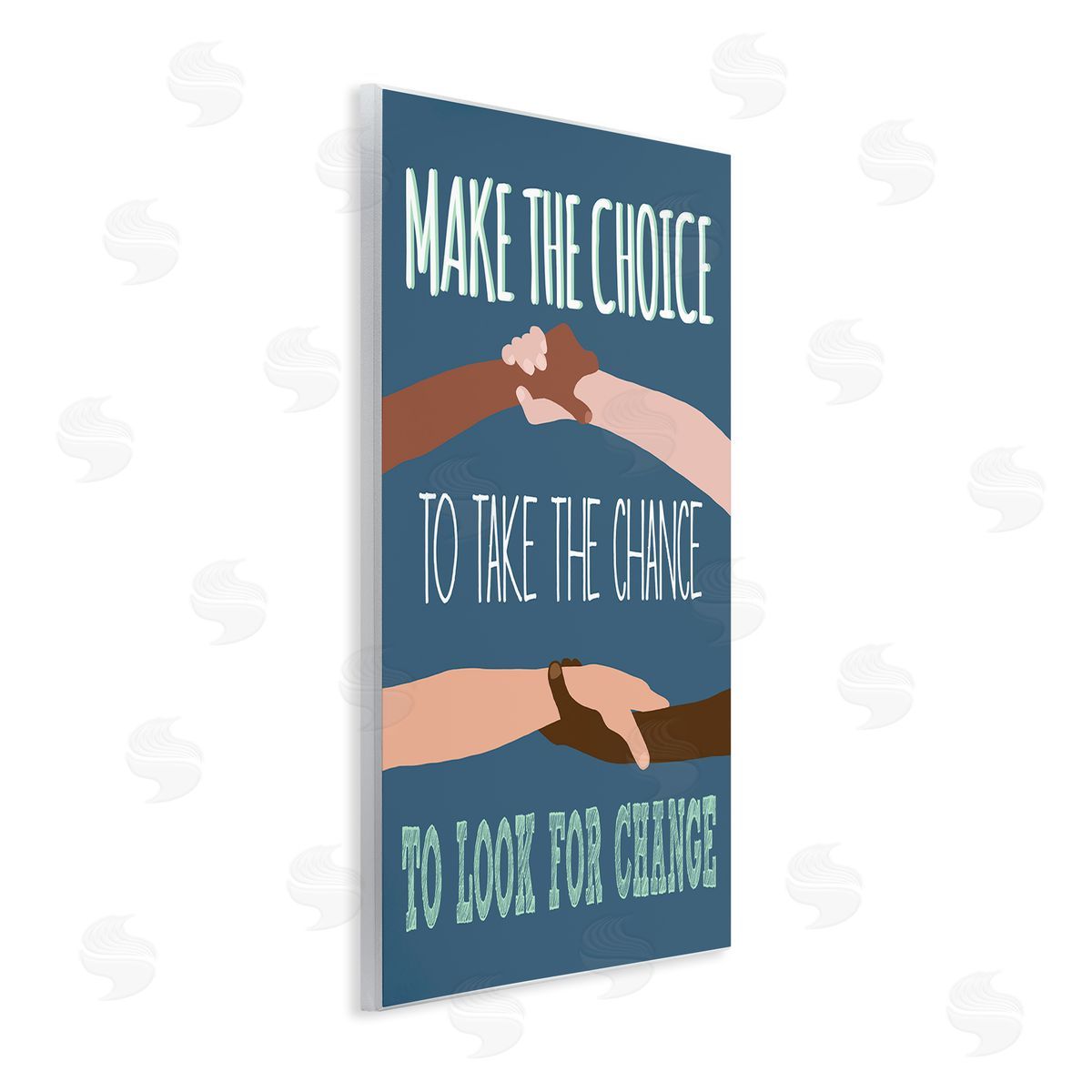 Jen Bucheli Look For Change Diverse Hand Holding Wall Plaque Art