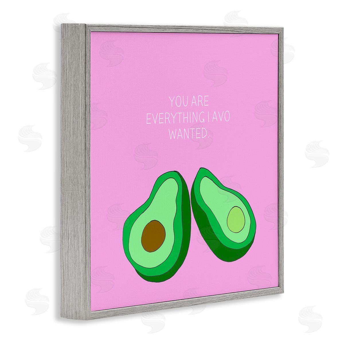 Natalie Sizemore Everything I Avo Wanted Avocado Pun Gray Framed Giclee Wall Art