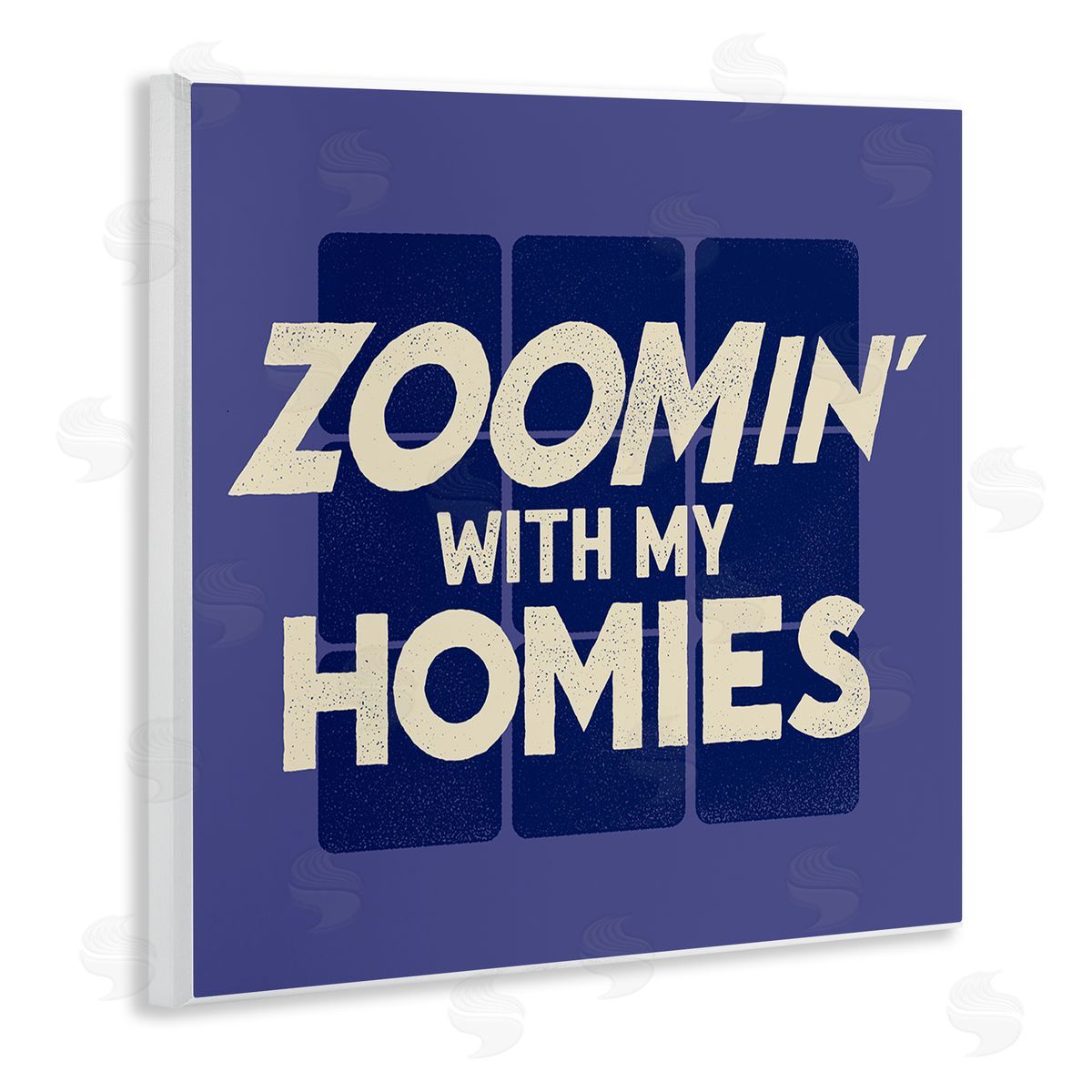 Buck Wear Zoomin' With Homies Office Humor Wall Plaque Art