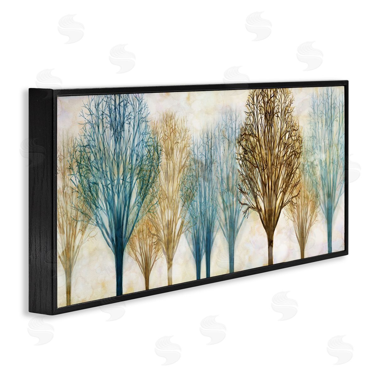 Chris Donovan Autumn Tree Forest Bare Branches Black Framed Giclee Wall Art