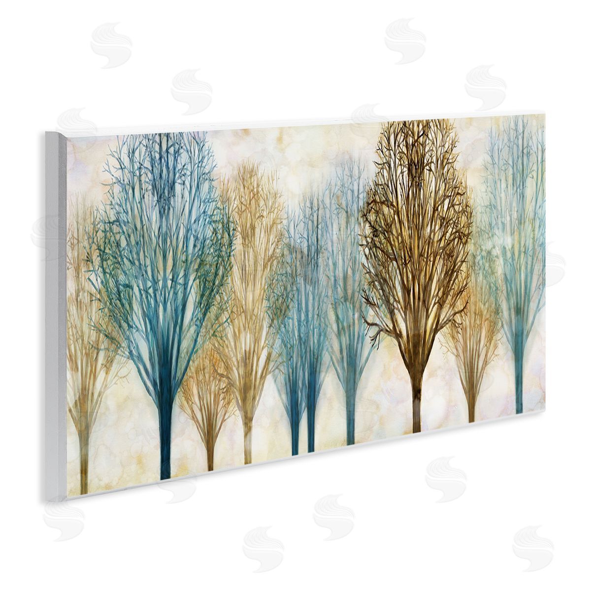 Chris Donovan Autumn Tree Forest Bare Branches Wall Plaque Art