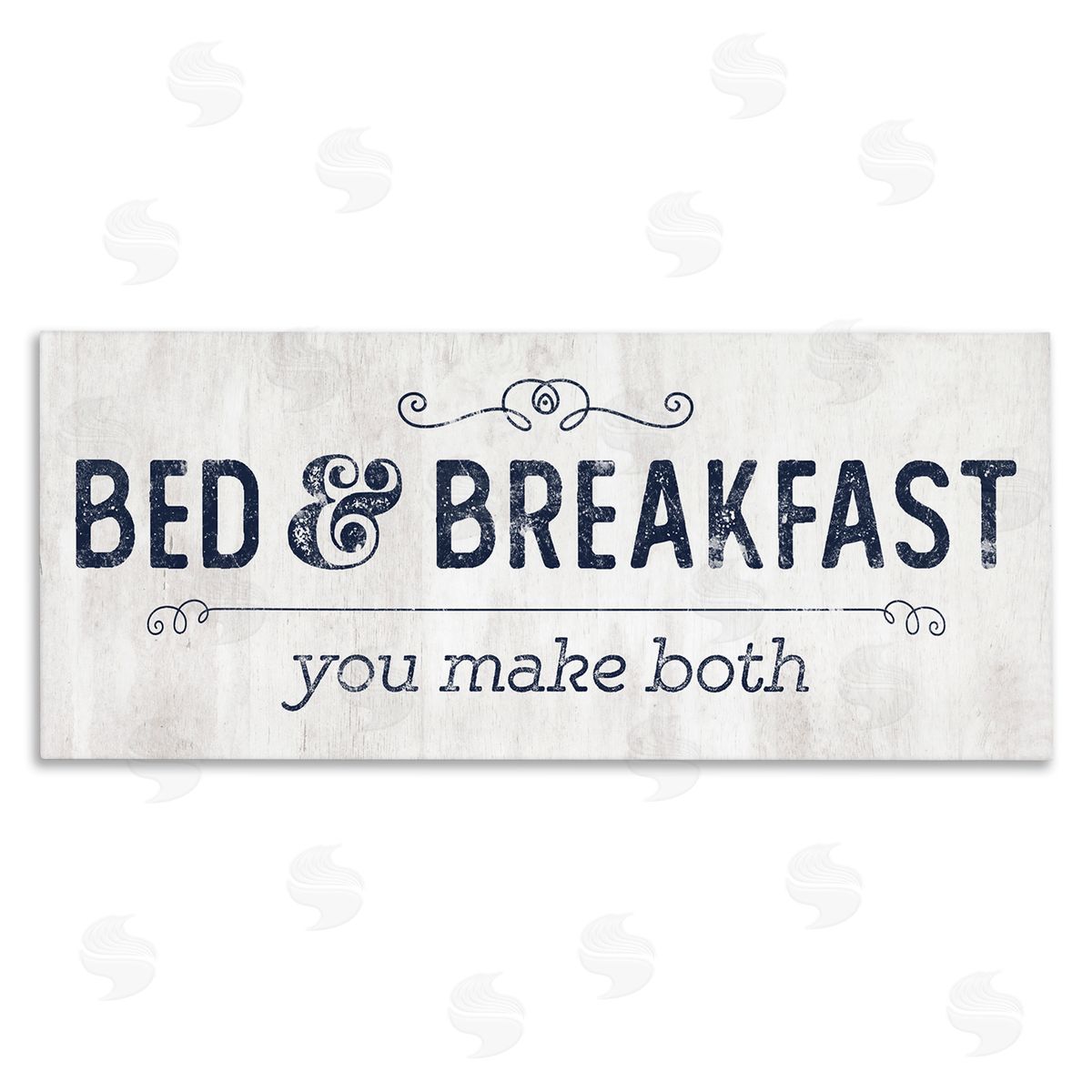 Lady Louise Designs Self-Serve Bed and Breakfast Sign Canvas Wall Art