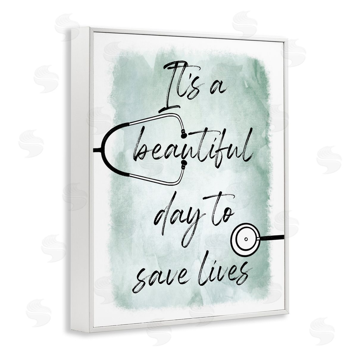 Marcus Prime Beautiful Day Save Lives Healthcare Appreciation White Framed Giclee Wall Art