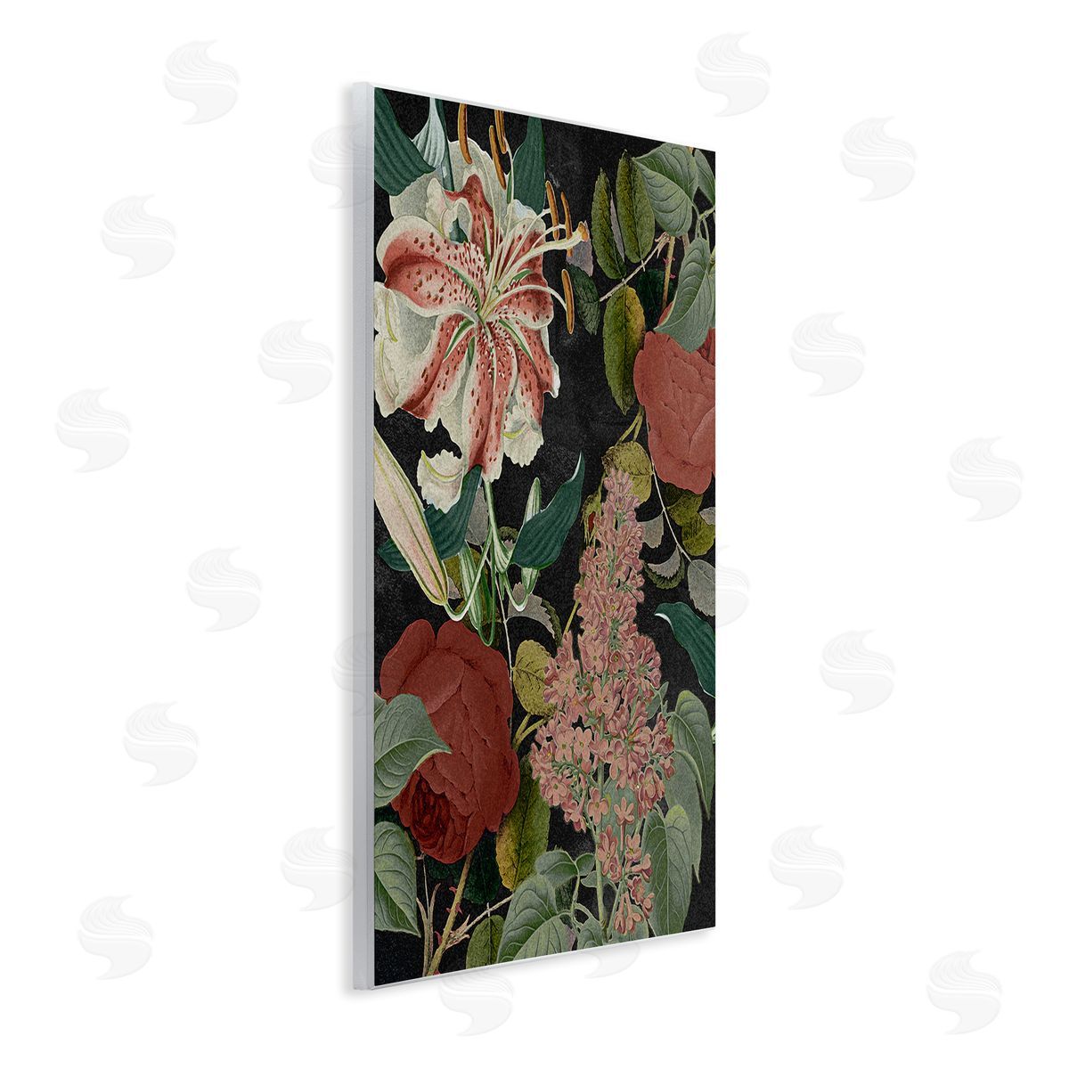 Stupell Studio Tropical Bohemian Floral Illustration Wall Plaque Art