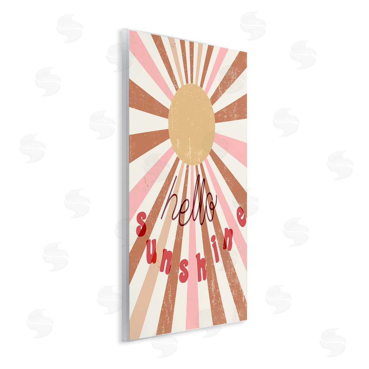 Stupell Studio Hello Sunshine Light Bursts Wall Plaque Art