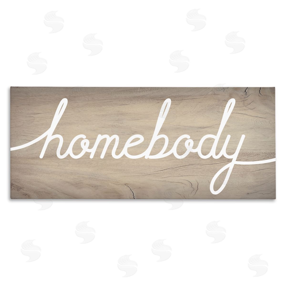Stupell Studio Charming Homebody Cursive Text Canvas Wall Art