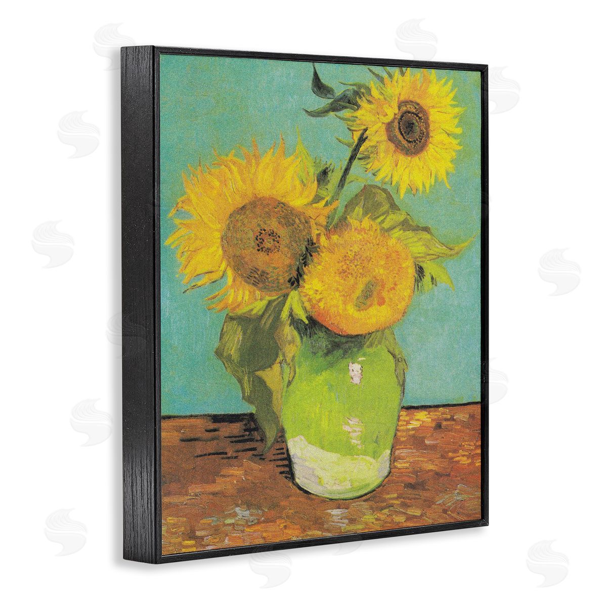 Vincent Van Gogh Traditional Sunflower Painting Van Gogh Black Framed Giclee Wall Art