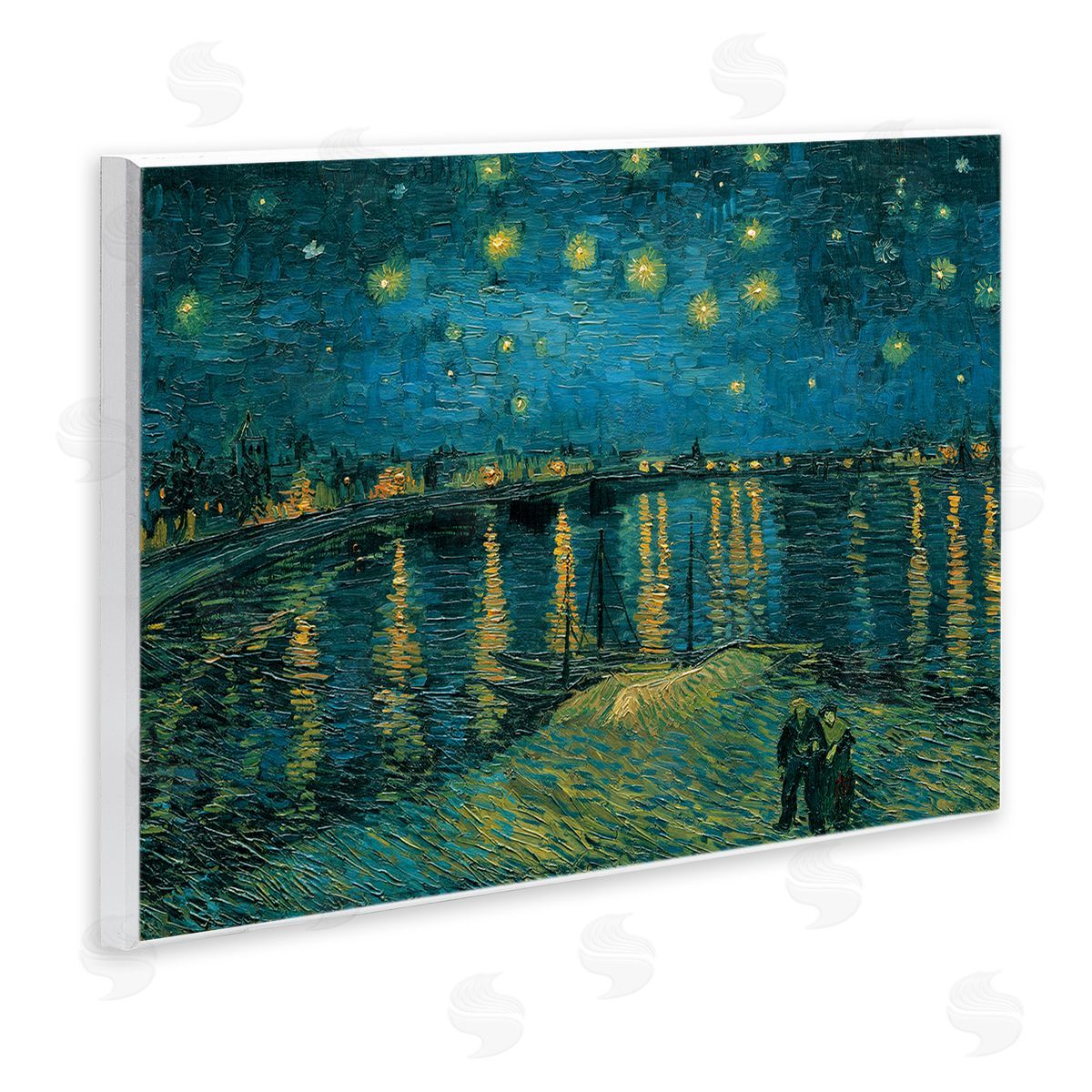 Vincent Van Gogh Classic Starry Night Over Rhone Van Gogh Wall Plaque Art