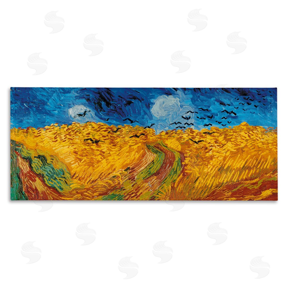Wheat Field with Crows Classic Canvas Wall Art, Home Decor by Vincent Van Gogh