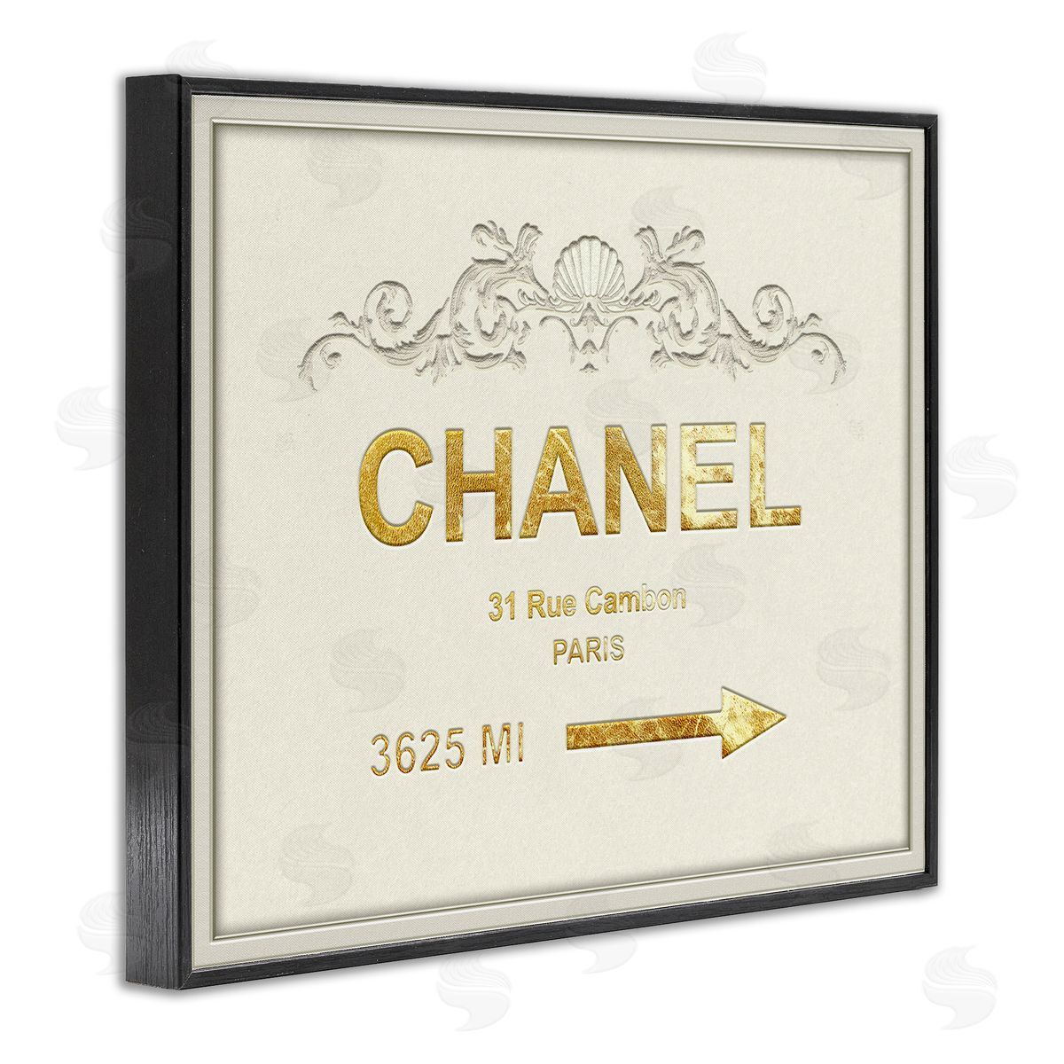 Ziwei Li Parisian Fashion Distance from New York Black Framed Giclee Wall Art