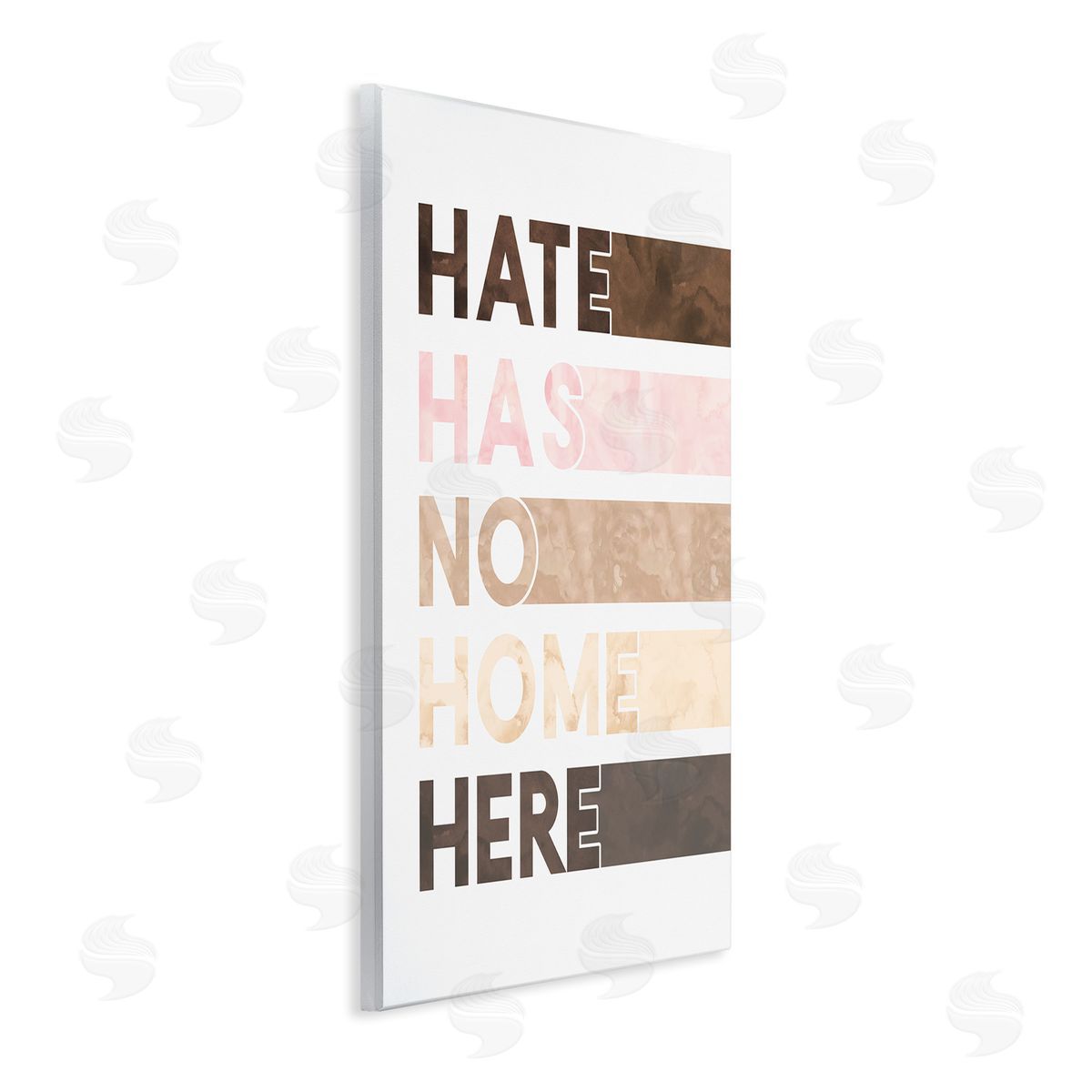 Erica Billups Hate Has No Home Inclusivity Quote Wall Plaque Art