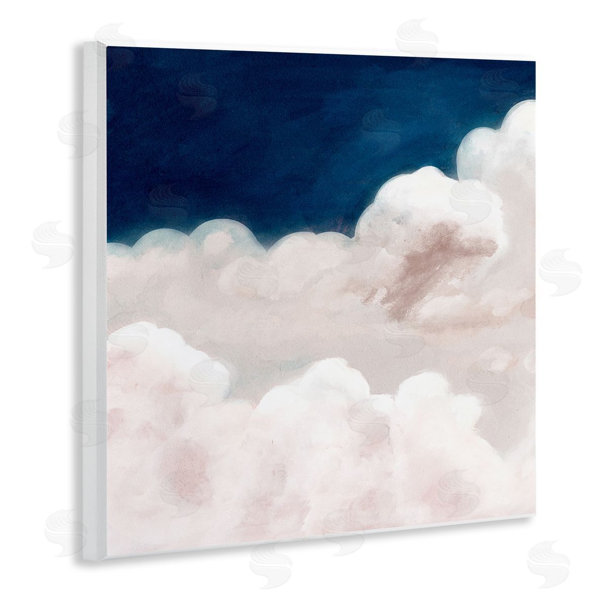 Studio W White Clouds Meet Deep Blue Night Sky Wall Plaque Art