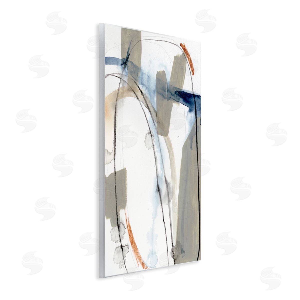 Victoria Barnes Sabine Inspired Abstract Design Expressive Organic Shapes Wall Plaque Art