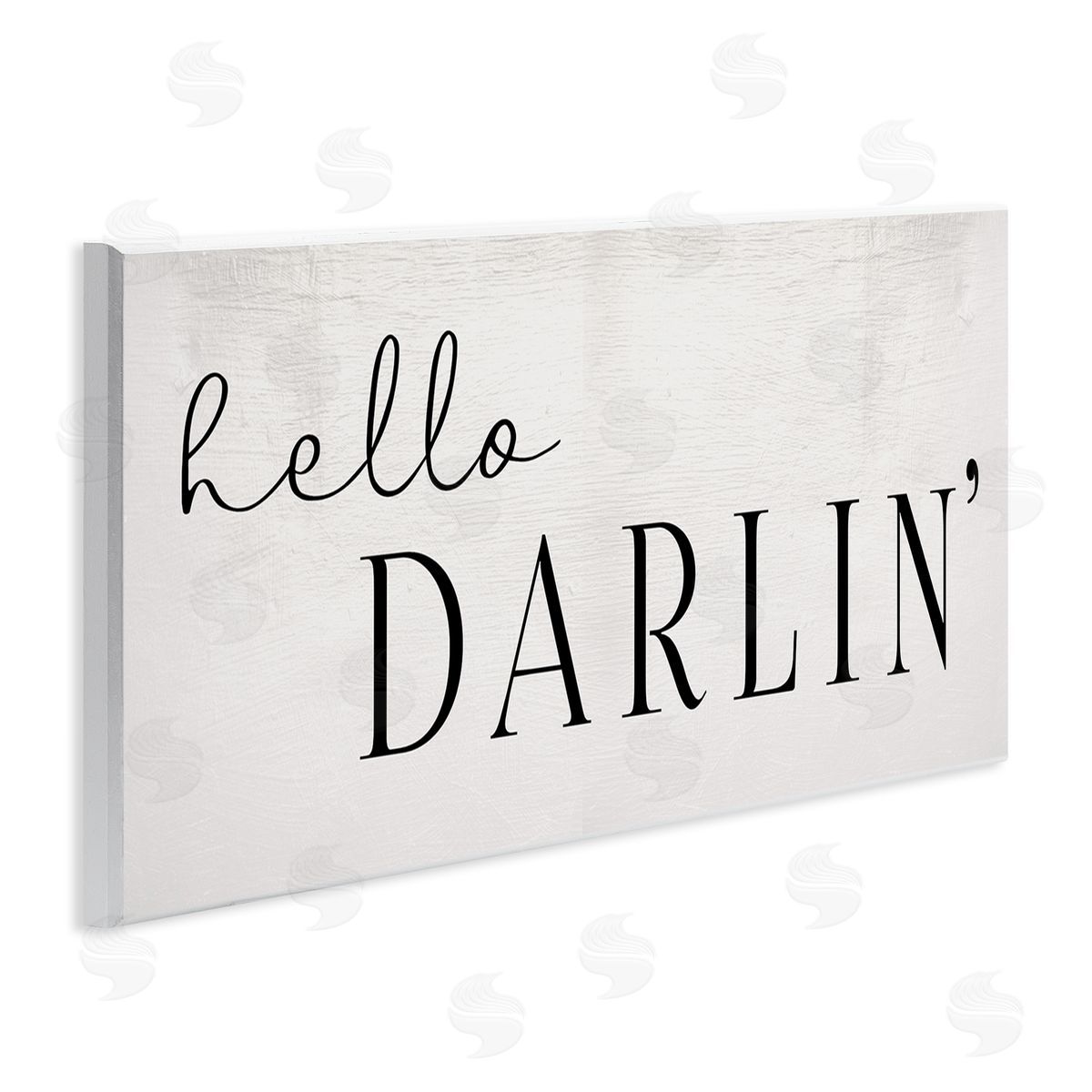 Stupell Studio Hello Darlin' Phrase Charming Southern Typography Wall Plaque Art