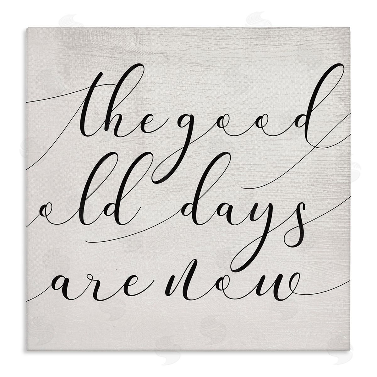 Stupell Studio Good Old Days Are Now Phrase Home Memories Design Canvas Wall Art