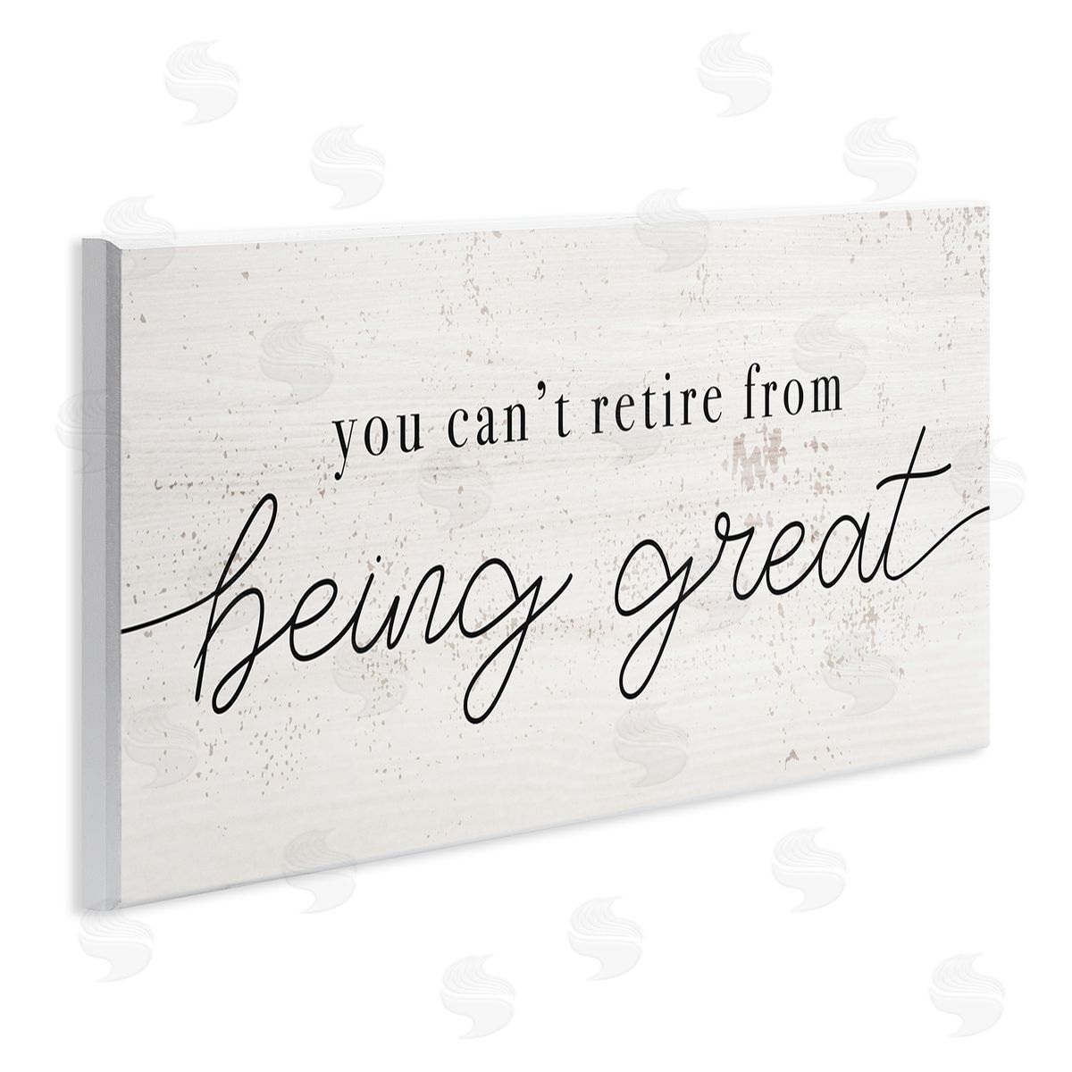 Stupell Studio Can't Retire Being Great Phrase Retirement Humor Wall Plaque Art